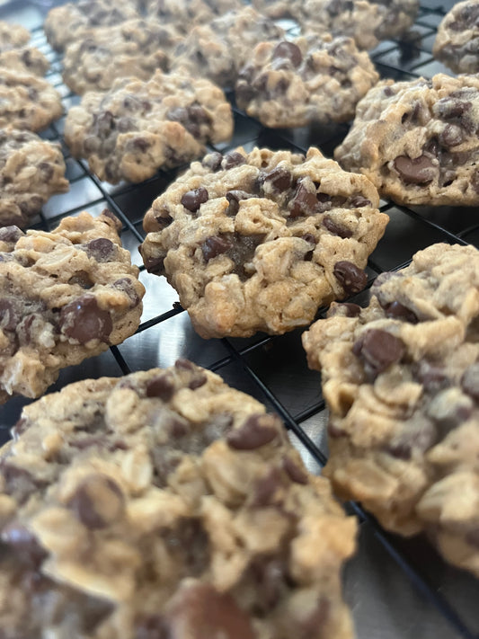 Gluten Free Oatmeal Chocolate Chip Cookies