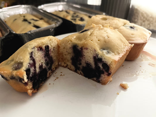 Blueberry Lemon 8x4 Bread with a fresh lemon glaze PRE ORDER
